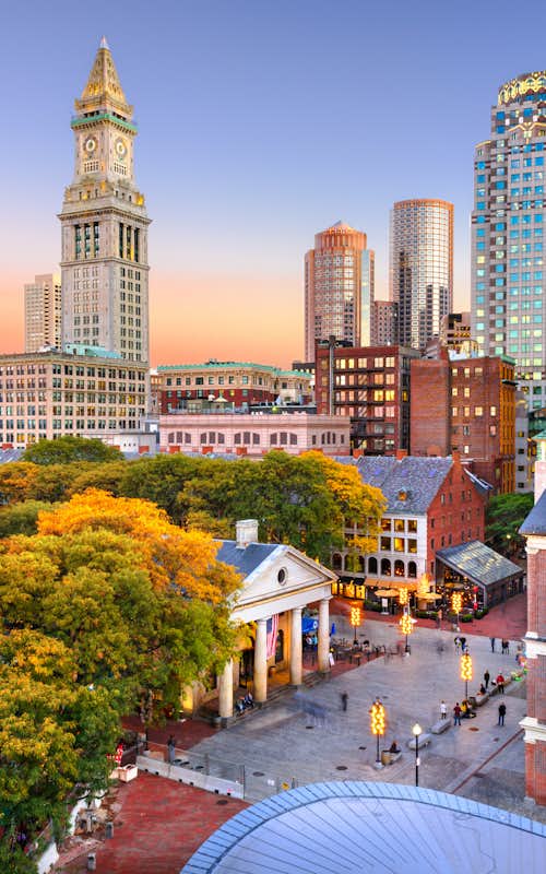 View of Boston from Old City Hall