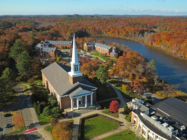 Aerial view of Gordon's Chapel