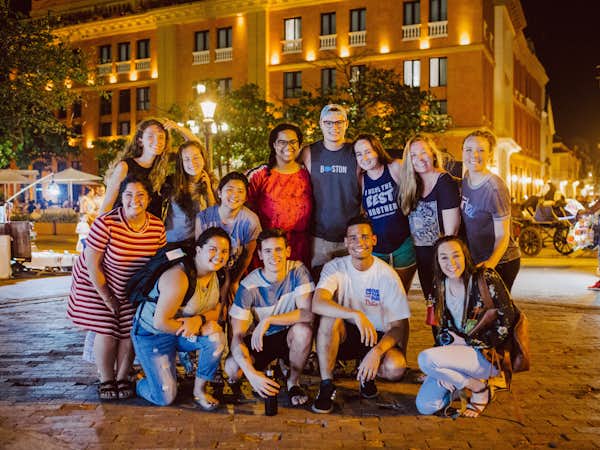 Gordon College students on a missions trip