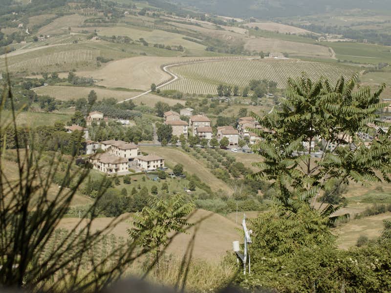Scenic photo of the area surrounding Orvieto, Italy where Gordon College students travel and learn.