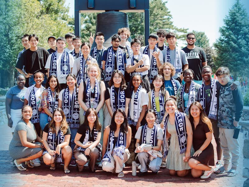 International students participate in orientation activities