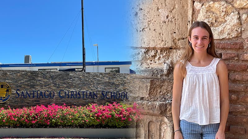 Angela Epplett at Santiago Christian School in Santiago de los Caballeros.